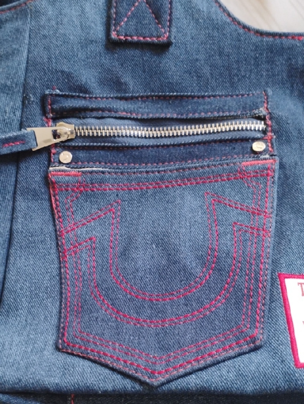 NWT True Religion Denim Bag - Picture 3 of 11